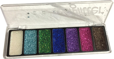 

LUV-LI IMPORTED PRO BRIDAL SERIES 7 COLOR GLITTER EYE SHADOW KIT 11.26 g(MULTICOLOR)