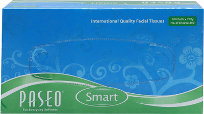 

Paseo Smart Facial Tissue Box(Pack of 100)