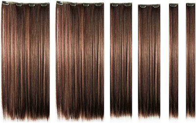 

Haveream 6 pcs (14 clips ) golden highlight Hair Extension