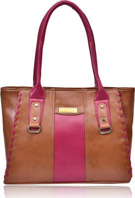 

BELIZZA Shoulder Bag(Pink, Brown), Brown;pink
