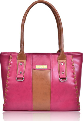 

BELIZZA Shoulder Bag(Pink, Beige), Beige;pink