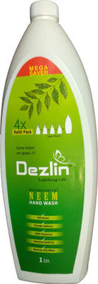 

Dezlin Antibacterial Neem Hand wash 1 Ltr(1 L, Bottle)