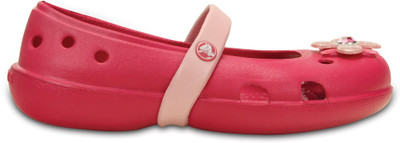 

Crocs Girls Strap Ballerinas(Pink, Raspberry/petal pink