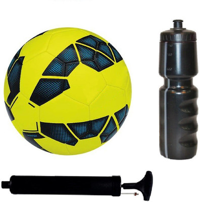 

SportsCorner Kit of League Yellow Football (Size-5) with Air Pump & Sipper Football Kit