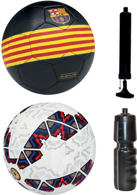 

SportsCorner Kit of Black/Yellow/Red + Cope America 2015 with Air Pump & Sipper Football Kit