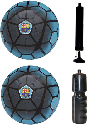 

SportsCorner Kit of 2 Blue Football (Size-5) with Air Pump & Sipper Football Kit