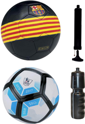 

SportsCorner Kit of Black/Yellow/Red + Blue/White with Air Pump & Sipper Football Kit