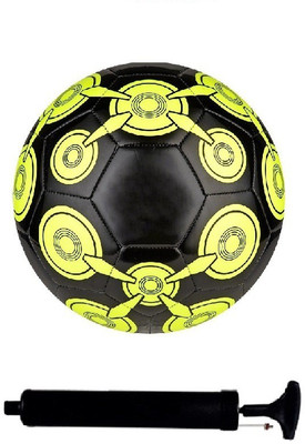 

SportsCorner Kit of Black Football (Size-5)with Air Pump & Needle Football Kit