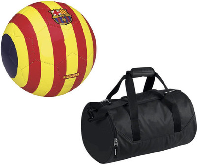 

SportsCorner Combo of Yellow/Red Football (Size-5) with Kit Bag Football Kit