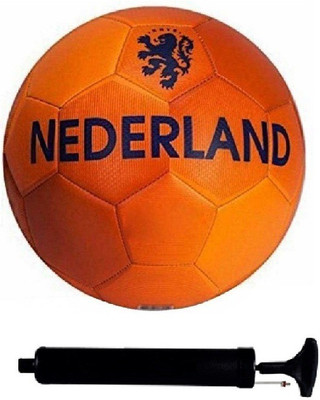 

SportsCorner Kit of Orange Football (Size-5) with Air Pump & Needle Football Kit