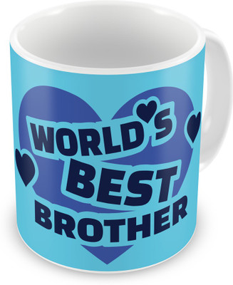 

Indigifts Gift for Raksha Bandhan Rakhi Gifts for Brother on Bhaidooj Birthday Anniversary (IDSRAF16140) Ceramic Mug(330 ml), Multicolor;white