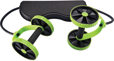 

AIBANI Extreme workout wheel 75 Exercises for 99% Body Muscle Ab Exerciser(Black)