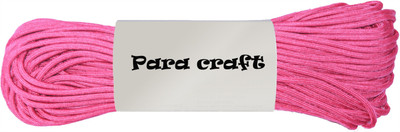 

Paracraft 50ft 550 Paracord Parachute Survival Cord - Pink Multicolor(Length: 30 m, Diameter: 4 mm)