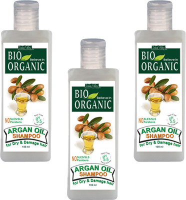

Indus Valley BIO Organic Argan Oil Shampoo - Triple Pack(300 ml)