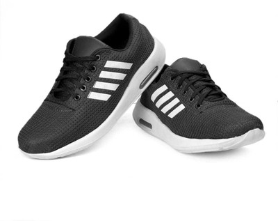 

Deals4you Black Mesh Running Shoes For Men Running Shoes For Men(Black