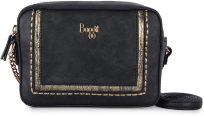 

Baggit Women Casual Black PU Sling Bag
