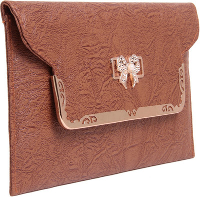 

Fiona Trends Women Casual Brown Rexine Sling Bag