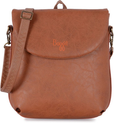 

Baggit Women Casual Tan PU Sling Bag