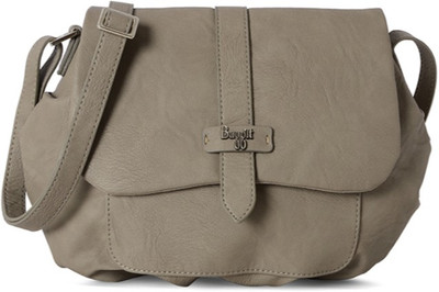 

Baggit Women Casual Grey PU Sling Bag