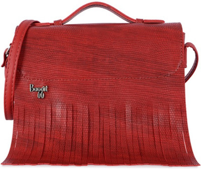 

Baggit Women Evening/Party Red PU Sling Bag