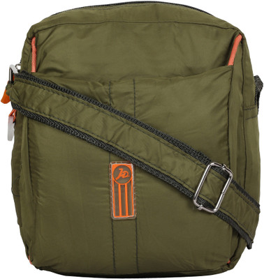 

capreo Men & Women Casual Green PU Sling Bag