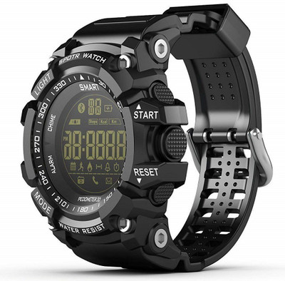 

TejuEcom EX16 BLACK Smartwatch(Black Strap Universal)