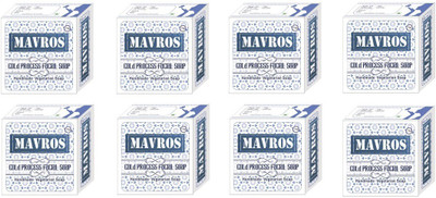 

DAWNMAGNA 'MAVROS' Activated Charcoal Facial Soap-Pack of 8 Nos(600 g, Pack of 8)