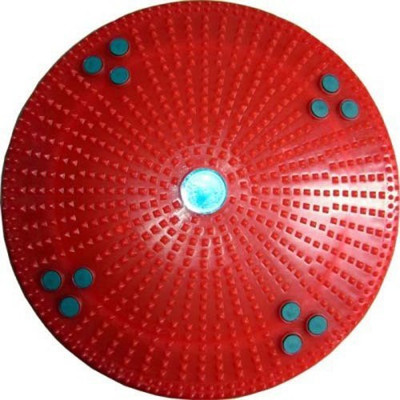 

Divinext 4 IN 1 ACCUPRESSURE MAGNETIC PYRAMID ACS TWISTER FOOT MAT ROUND MODEL Multicolor 12 mm Accupressure Mat