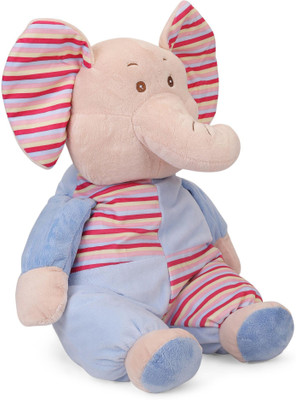 

My Baby Excel Baby Elephant with Stripes Ear - 45 cm - Blue Colour - 45 cm(Blue)