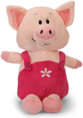 

My Baby Excels Pig with Dungaree - 29 cm - Hot Pink - 29 cm(Pink)