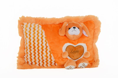 

BOOBOO ORANGE PILLOW - 35 cm(Orange, White)