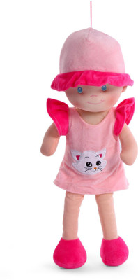 My Baby Excel Plush Doll Baby Pink With Cat Print 55 cm - 55 cm(Pink)