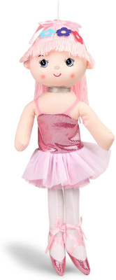 

My Baby Excel Ballerina Plush Doll Pink Color 50 cm - 50 cm(Pink)