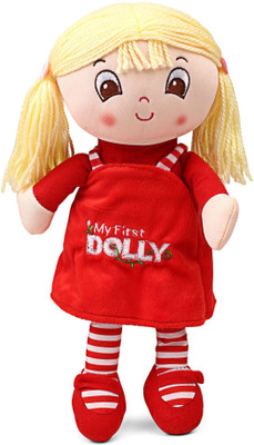 

My Baby Excels My First Dolly Plush Red Color 30 cm - 30 cm(Red)