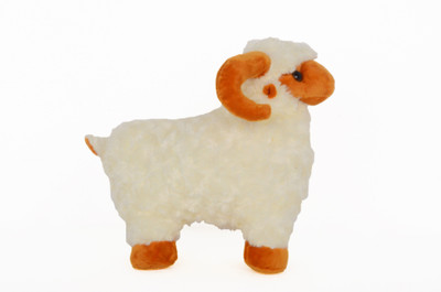 

BOOBOO SHEEP - 25 cm(White, Brown), Brown;white