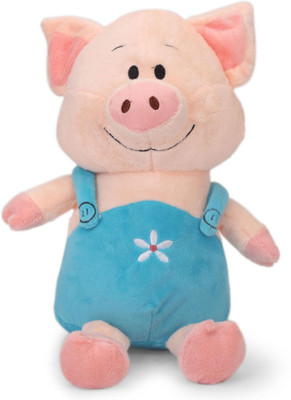 

My Baby Excel Pig with Dungaree - 29 cm - Blue Colour - 29 cm(Blue)