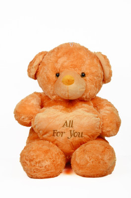 

BOOBOO HEART TEDDY BIG - 100 cm(Brown)