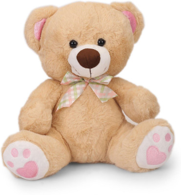 

My Baby Excel Brown Bear with Pink Ears - 34 cm - 34 cm(Pink)