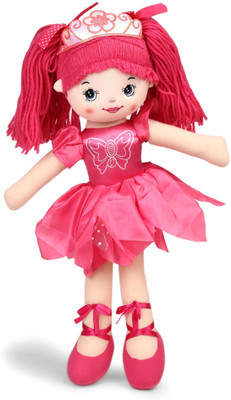 

My Baby Excels Plush Doll With Crown Red Color 50 cm - 50 cm(Red)