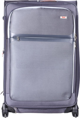 

VIP Squad Spinner Soft Trolley 75CM, Grey Expandable Check-in Luggage -  inch(Grey
