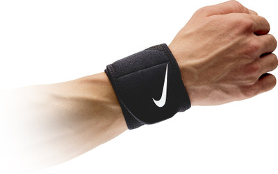 

Nike Wrist Wrap Wrist Support(Black, Black/white
