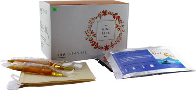

TeaTreasure Kashmiri Kahwa Sample Mini Pack - Assorted Herbal Tea(30 g, Box)