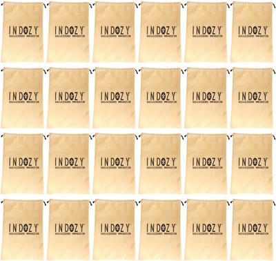 

INDOZY Shoe Pouch(Beige), Biege plain 24pc
