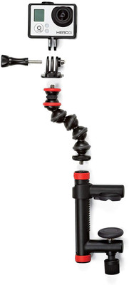 

JOBY Action Clamp & GorillaPod Arm For GoPro®/Action Video Cameras Monopod(Black, Red, Supports Up to 1 g)