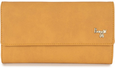 

Baggit Women Yellow Artificial Leather Wallet(8 Card Slots), Mango