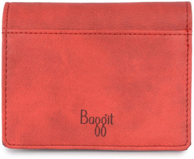 

Baggit Women Red Artificial Leather Wallet(8 Card Slots), Cranberry