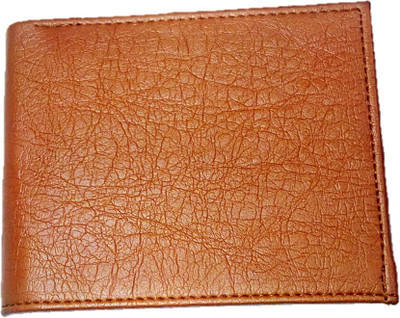 

Rimika Enterprises Men Brown Genuine Leather Wallet(6 Card Slots)