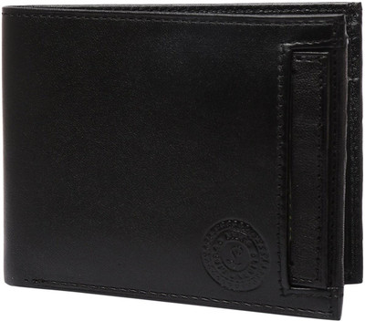 

aamira Men Black Genuine Leather Wallet(5 Card Slots)