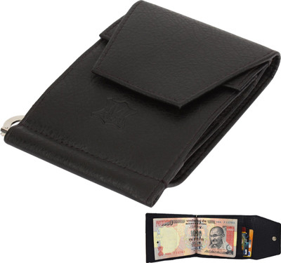 

Mtuggar Men Black Artificial Leather Money Clip(4 Card Slots)
