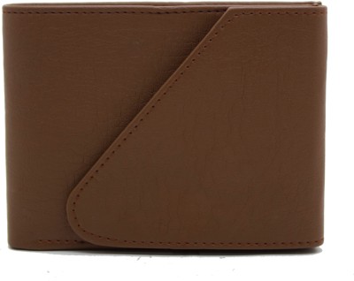 

DELMA Men Brown Genuine Leather Wallet(3 Card Slots)